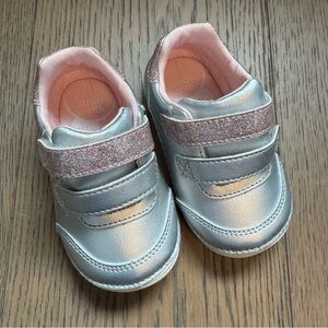 Stride Rite Metallic Pink and Silver Sneakers Sz 5.5W